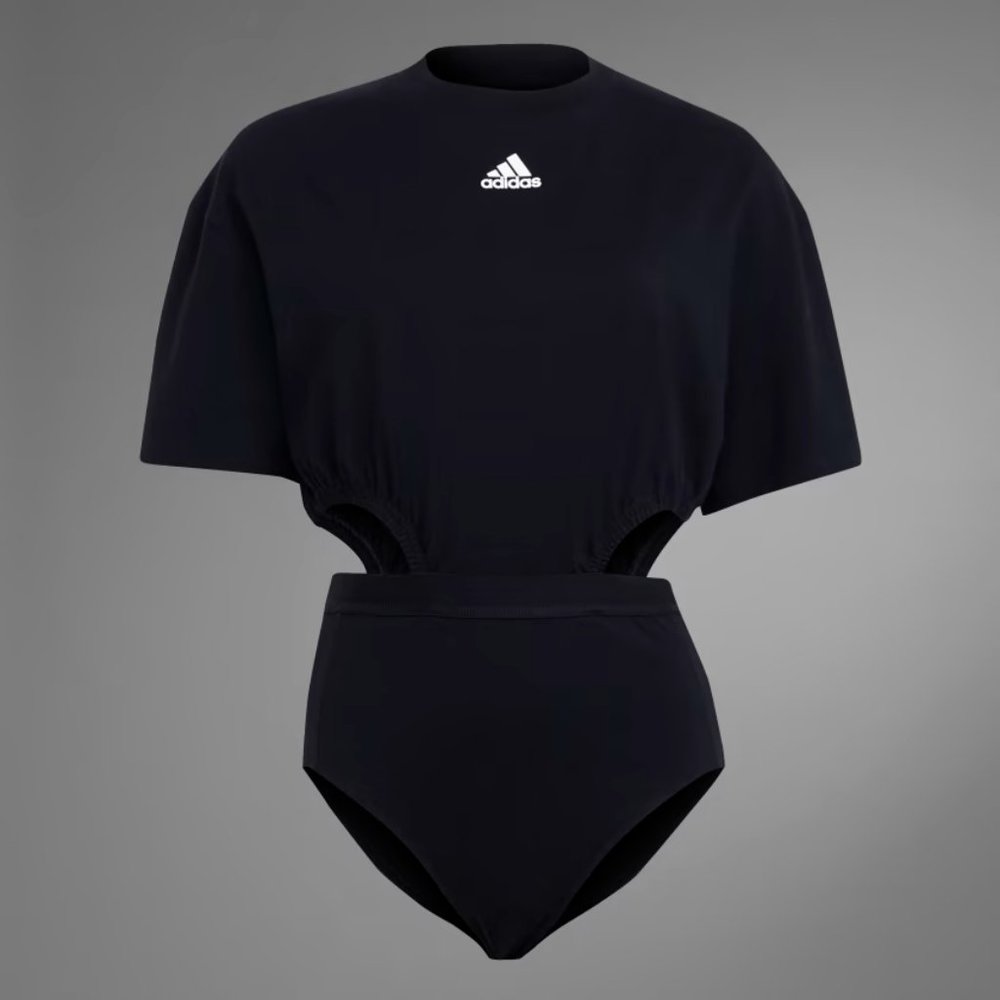 Adidas COLLECTIVE POWER LEOTARD Bodysuit | Black | Medium M | NWT